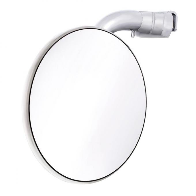 United Pacific 4" Curved Arm Peep Mirror w/Convex Mirror Glass C5001-CVX