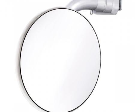 United Pacific 4" Curved Arm Peep Mirror w/Convex Mirror Glass C5001-CVX