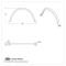 United Pacific Polished Stainless Steel Tail Light Divider Strap For 1955 Chevy Passenger Car C5509