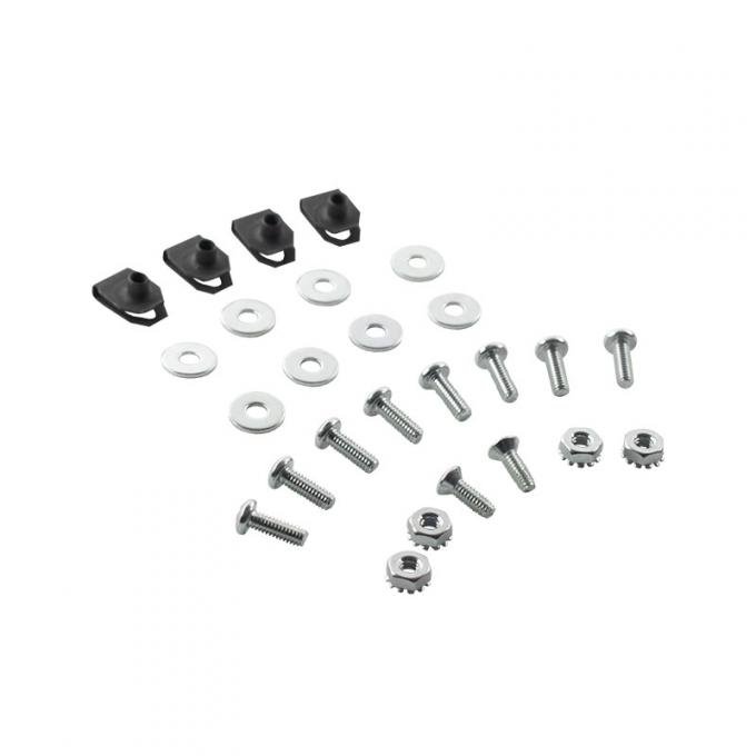 Dennis Carpenter Glove Box Door Hardware Kit - 1966-77 Ford Bronco C3UZ-8906024-HW