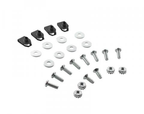Dennis Carpenter Glove Box Door Hardware Kit - 1966-77 Ford Bronco C3UZ-8906024-HW