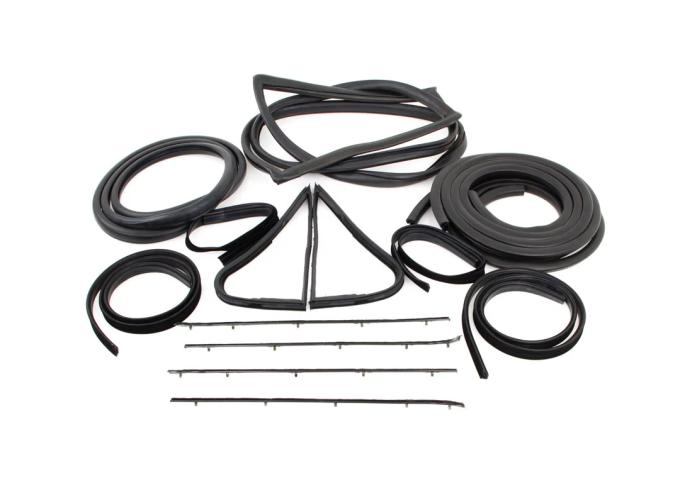 AMD Complete Weatherstrip Seal Kit (14pcs), 67-70 F-Series Pickup w/o Weatherstrip Trim Groove X599-4567-S