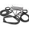 AMD Complete Weatherstrip Seal Kit (14pcs), 67-70 F-Series Pickup w/o Weatherstrip Trim Groove X599-4567-S
