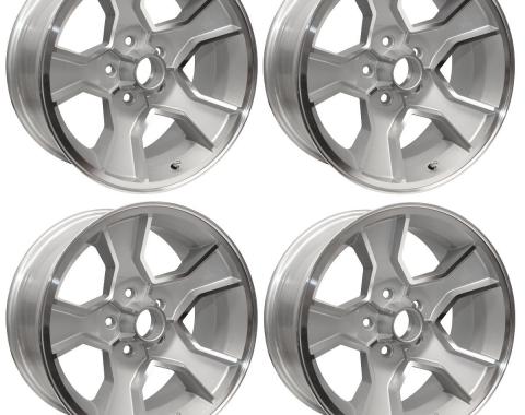 Camaro Z28 Aluminum Wheel Set, N90, 17x8, 4 1/4 Backspace, 1980-1981