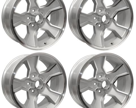 Camaro Z28 Aluminum Wheel Set, N90, 17x8, 4 1/4 Backspace, 1980-1981