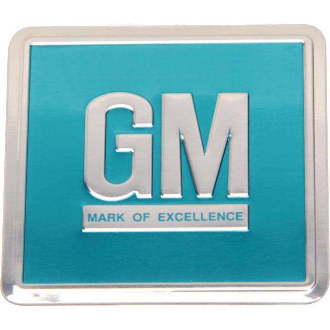 Camaro GM Mark Of Excellence Door Plate, 1967