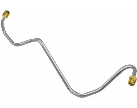 Camaro Pump To Carburetor Line, V8, Four Barrel, Short Pump, Stainless Steel 1978-1979