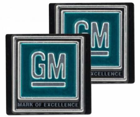 El Camino Decal, Seat Belt Buckle, GM Mark Of Excellence, 1968-1972