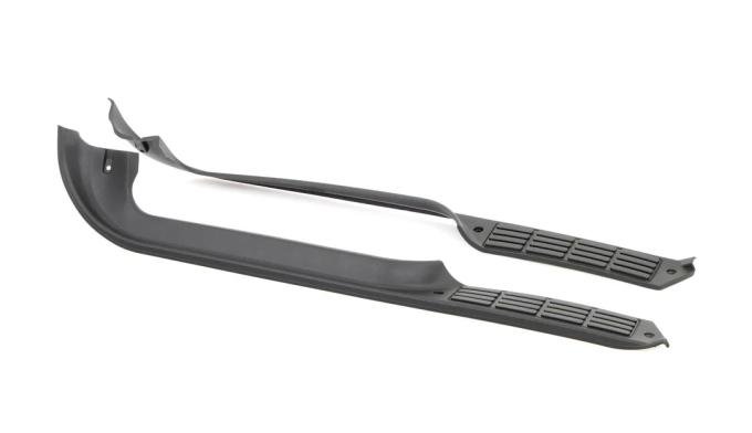 AMD Door Sill Plates, Black Plastic, LH & RH Pair, 78-87 Chevy GMC C/K Squarebody Truck 445-4078-P