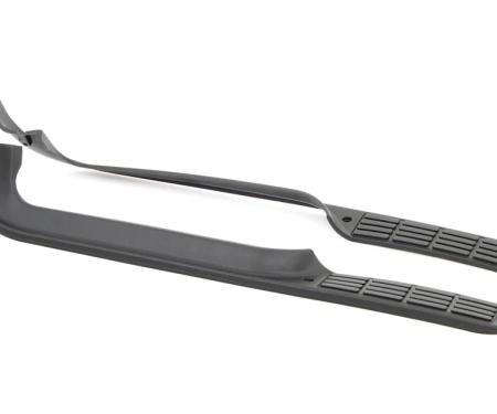 AMD Door Sill Plates, Black Plastic, LH & RH Pair, 78-87 Chevy GMC C/K Squarebody Truck 445-4078-P