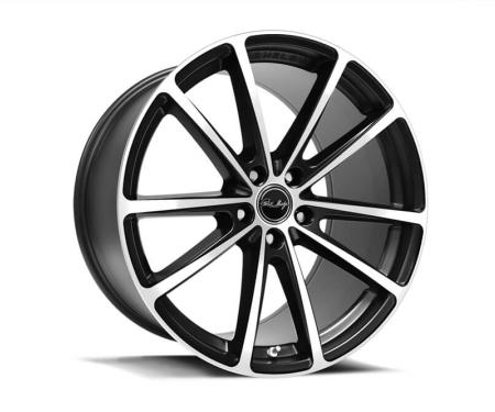 CARROLL SHELBY WHEELS 05+ MUST 20X9.5 Black/Machined Wheel CS10-295530-BM
