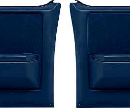 Chevrolet/GMC Truck ABS Door Panels, 1981-1991 | Without Power Windows or Locks, Dark Blue
