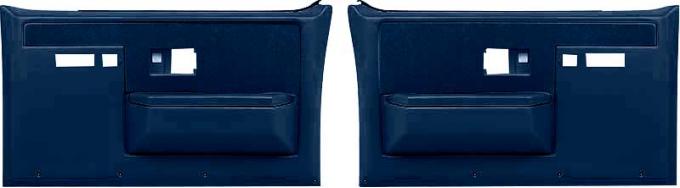 Chevrolet/GMC Truck ABS Door Panels, 1981-1991 | Without Power Windows or Locks, Dark Blue