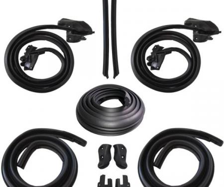 Toronado 2dr Hardtop Body Weatherstrip Kit, 1967-1970
