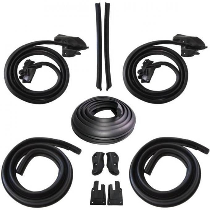 Toronado 2dr Hardtop Body Weatherstrip Kit, 1967-1970