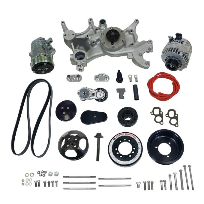 Vintage Air Front Runner™ Drive System GM LT1 Dry-Sump Black without Power Steering 175050