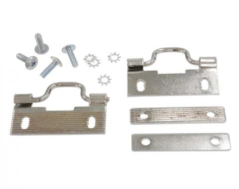 Corvette Convertible Top Bow Swing Latches, Rear, 1956-1960