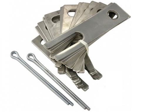 Corvette Trailing Arm Alignment Shim Kit, Stainless Steel, 1963-1982