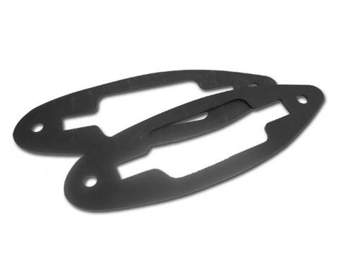 Corvette Convertible Top Rear Latch Gasket, on Deck, 1956-1962