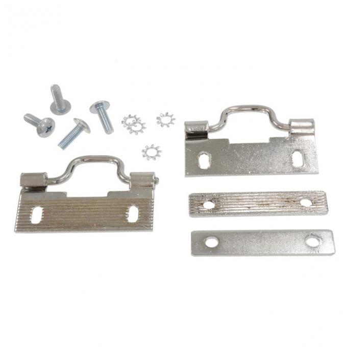 Corvette Convertible Top Bow Swing Latches, Rear, 1956-1960