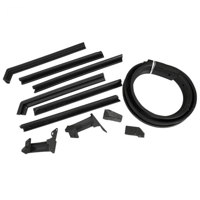 Corvette Convertible Top Weatherstrip Kit, 1956-1958