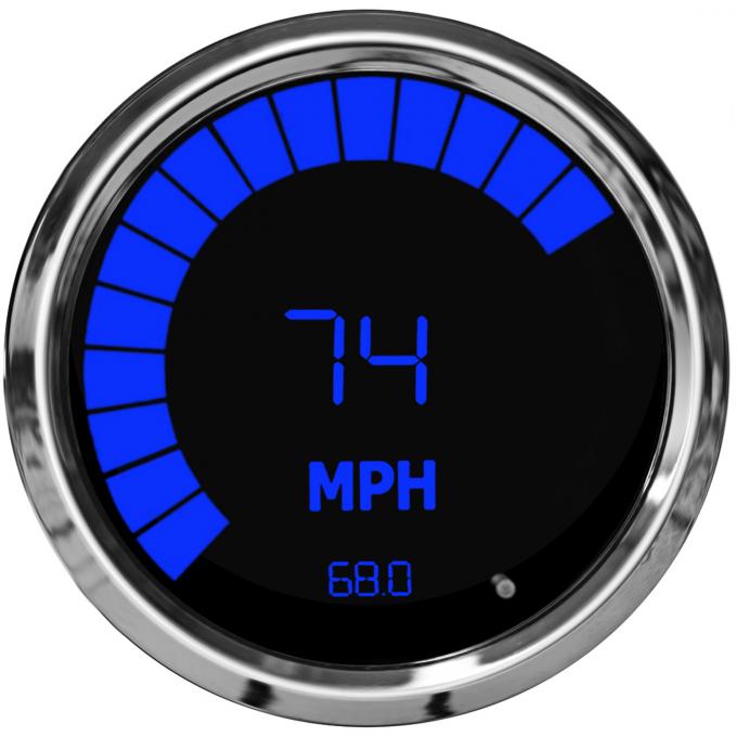 Intellitronix Memory Speedometer LED Bargraph Chrome MS9222