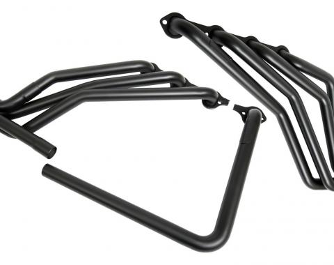 Hedman Street Headers Long Tube, Steel, Black Ceramic Coated, Ford 302, Pair 88353