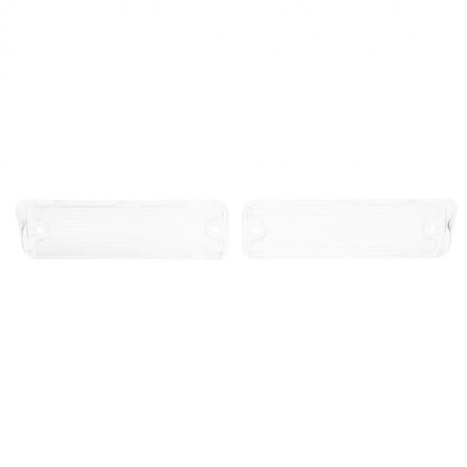 Trim Parts 1965 & 67 Chevrolet Chevelle/Wagon/El Camino Clear Back Up Light Lens, Pair A4230