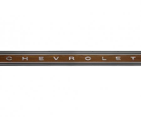 Trim Parts 1969-72 Chevrolet Truck Woodgrain Tailgate Panel Assembly, Each 9655