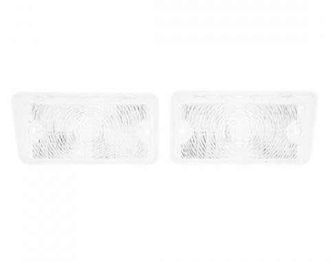 Trim Parts 1970 Chevrolet Chevelle Clear Parking Light Lens, Pair A4278