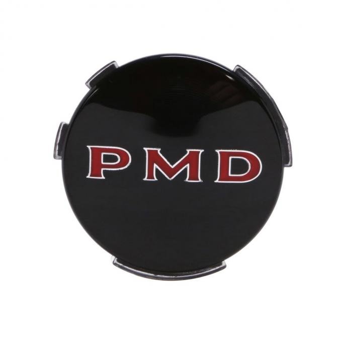 Trim Parts Pontiac Wheel Cover 2-7/16&rdquo; Diameter W/Black Background "PMD" Emblem, Each 8200