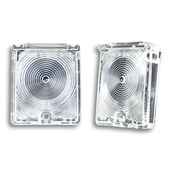 Trim Parts 1966-67 Chevrolet Chevy II/Nova Clear Back Up Light Lamp Lens, Pair A3048