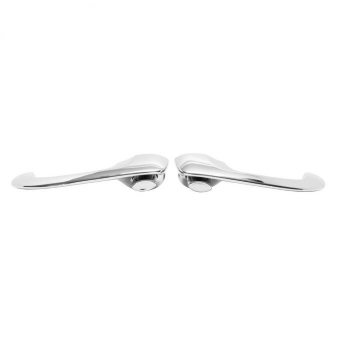 Trim Parts 1966-67 Chevrolet Chevy II & Nova 2/4-Door Front Outside Door Handles, Pair 3062