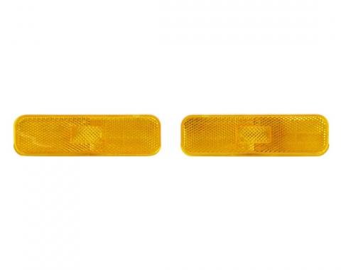 Trim Parts 1970-73 Chevrolet Camaro Front Marker Light Assembly, Pair A6730