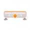 Trim Parts 1974-77 Chevrolet Camaro Dark Amber Front Marker Light Assembly, Pair A6742