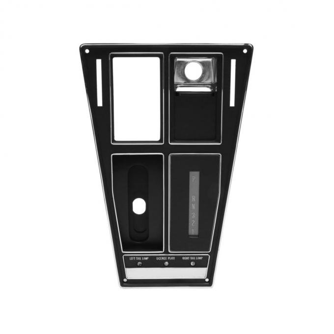 Trim Parts 1969 Chevrolet Corvette W/O Air Auto Transmission Console Plate Assembly, Each 5453