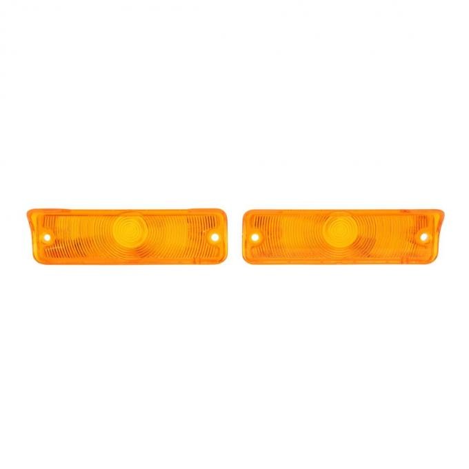 Trim Parts 1965 Chevrolet Chevy II/Nova Amber Parking Light Lens, Pair A3045