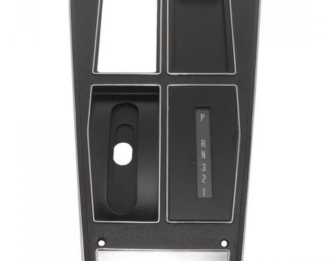 Trim Parts 1972-74 Chevrolet Corvette W/Air Auto Transmission Console Plate Assembly, Each 5472