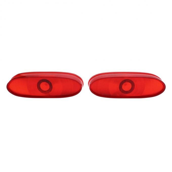Trim Parts 1959 Pontiac Catalina Tail Light Lens, Pair A8100