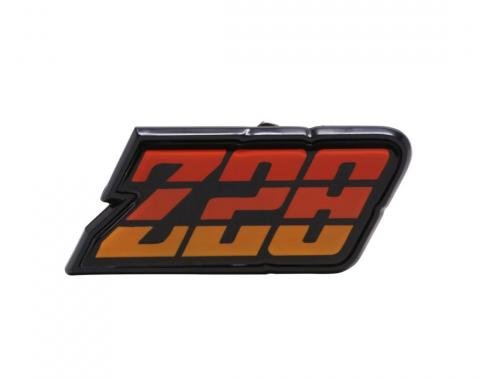 Trim Parts 1980-81 Chevrolet Camaro Orange Fuel Door "Z-28" Emblem, Each 6956