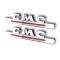 Trim Parts 1947-55 GMC Truck Chrome Hood Side Emblem Set 9800