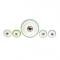 Trim Parts 1959-60 Chevrolet/El Camino 5-Piece Instrument Lens Set W/Wesclox Clock 2067