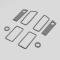 Detroit Muscle Technologies 1970 Dodge / Plymouth Mopar B Body 70 Superbird Side Marker Light Gaskets BSU7070SM01