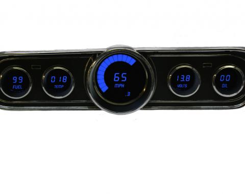 Intellitronix 1965-1966 Ford Mustang LED Digital Gauge Panel DP7001