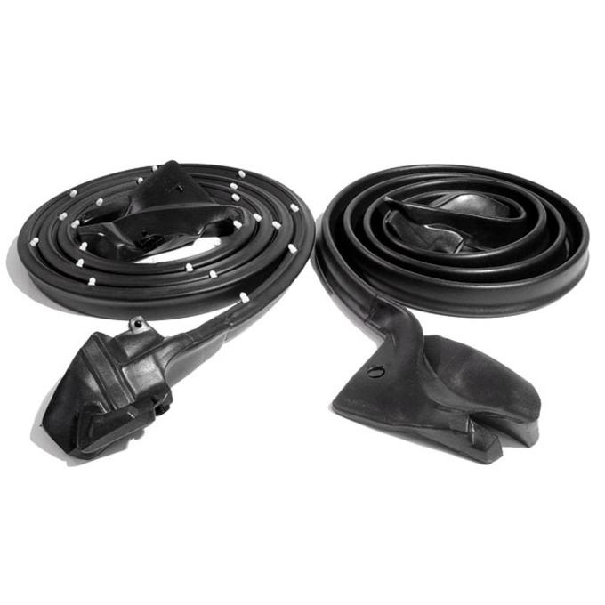 Metro Moulded Parts 1970-1981 Chevrolet / Pontiac Molded Door Seals with Clips and Molded Ends LM 22-B