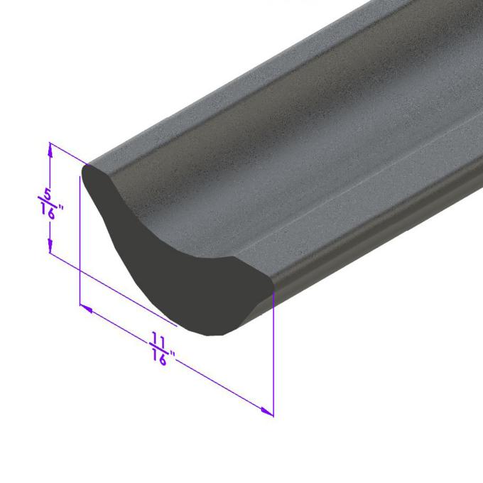 Metro Moulded Parts Rubber Running Board Insert LP 98-G
