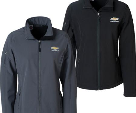 Ladies Soft Shell Gold Bowtie Jacket