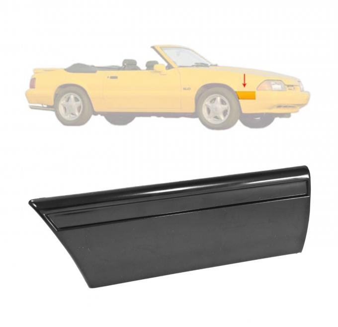 Daniel Carpenter 1987-1990 Mustang Unpainted Front Fender Body Molding Moulding Right RH Side E7ZZ-16068