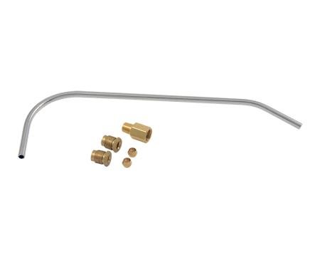 Dennis Carpenter Carburetor to Fuel Pump Steel Line - PreBent - 1948-53 Ford Truck, 1949-53 Ford Car 8BA-9369-A