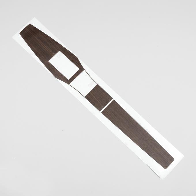 Detroit Muscle Technologies Mopar Console Overlay A Body 69-71 AUTO - WALNUT without button hole AXX6971OL10-WALNUT